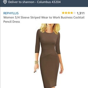 Brown women’s dress!